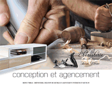 Tablet Screenshot of ebenisterie-vibrac.com